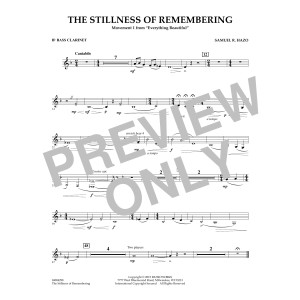 The Stillness of Remembering - Bb Bass Clarinet