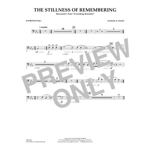 The Stillness of Remembering - Euphonium in Bass Clef