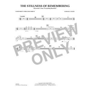 The Stillness of Remembering - Suspended Cymbal/Bass Drum