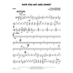 Have You Met Miss Jones? - Drums
