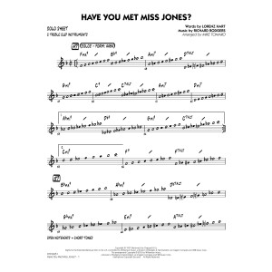 Have You Met Miss Jones? - C Solo Sheet