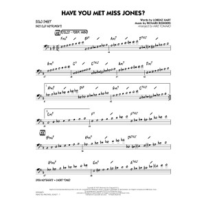Have You Met Miss Jones? - Bass Clef Solo Sheet