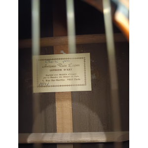 Antonio Ruiz Lopez classical guitar