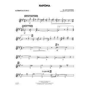 Havona - Alternate Alto Sax 2
