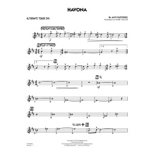 Havona - Alternate Tenor Sax
