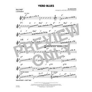 Vierd Blues - Eb Solo Sheet