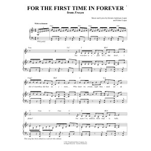 For The First Time In Forever (from Frozen)