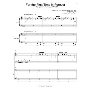 For The First Time In Forever (from Frozen) (arr. Mona Rejino)