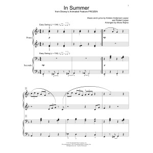 In Summer (from Frozen) (arr. Mona Rejino)