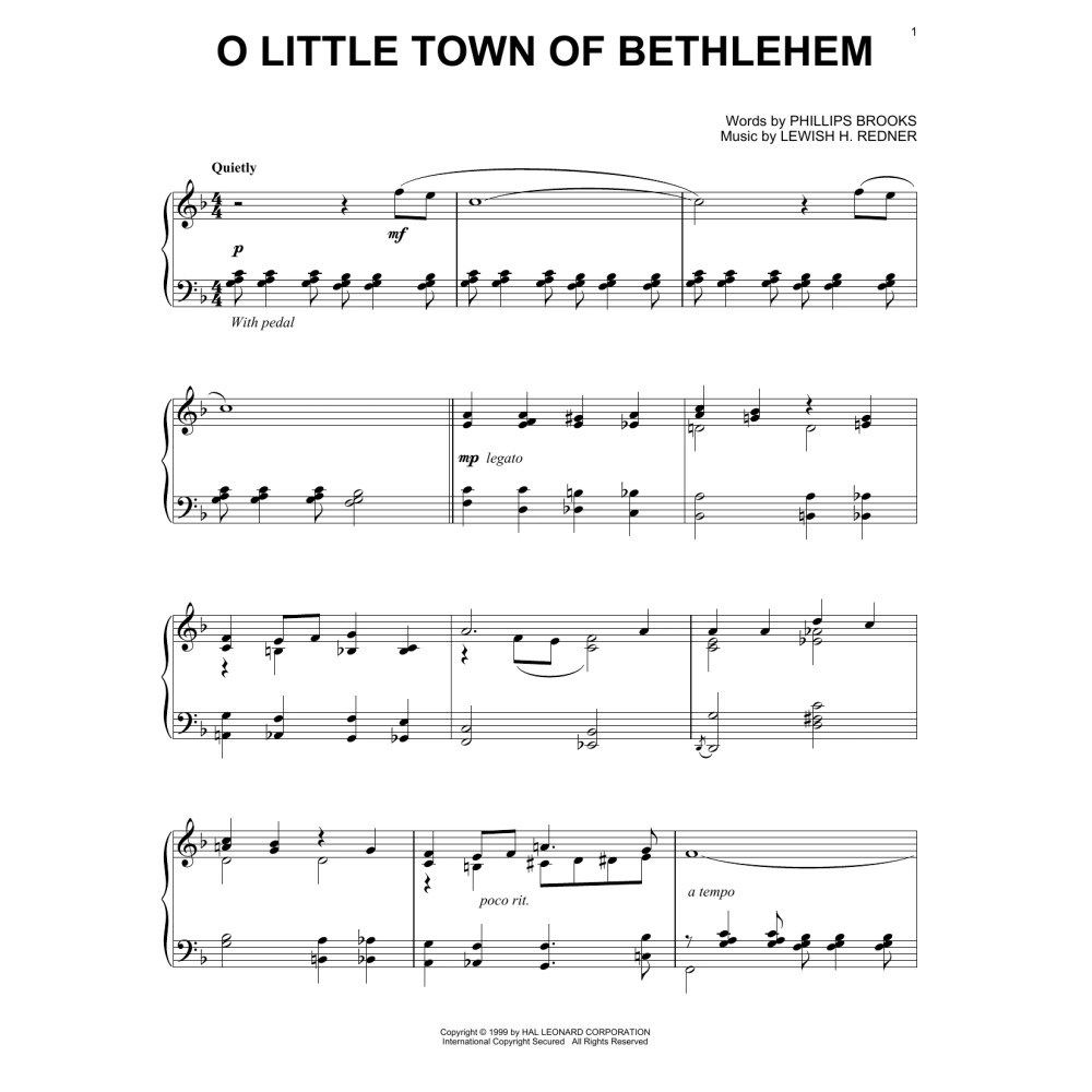 O Little Town Of Bethlehem
