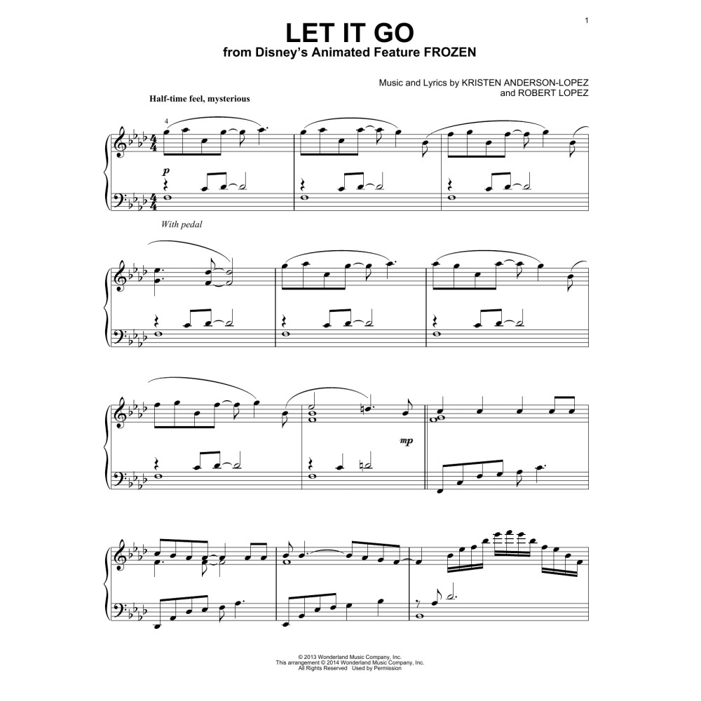 Let It Go (from Frozen)