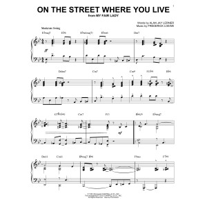 On The Street Where You Live [Jazz version] (arr. Brent Edstrom)