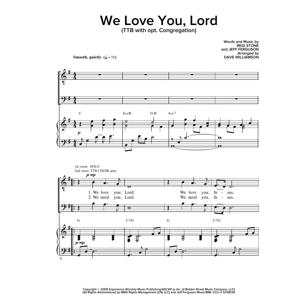 We Love You Lord