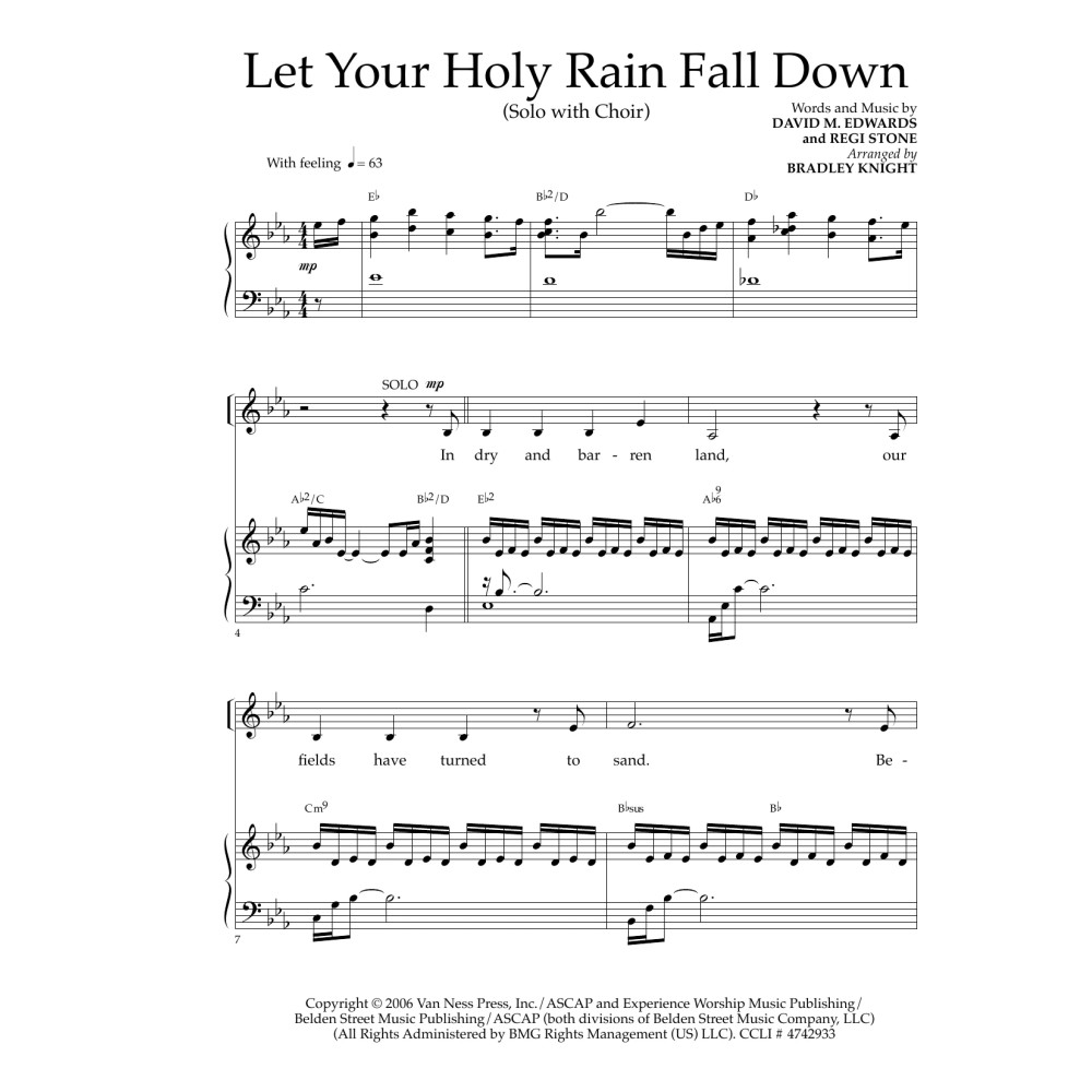 Let Your Holy Rain Fall Down