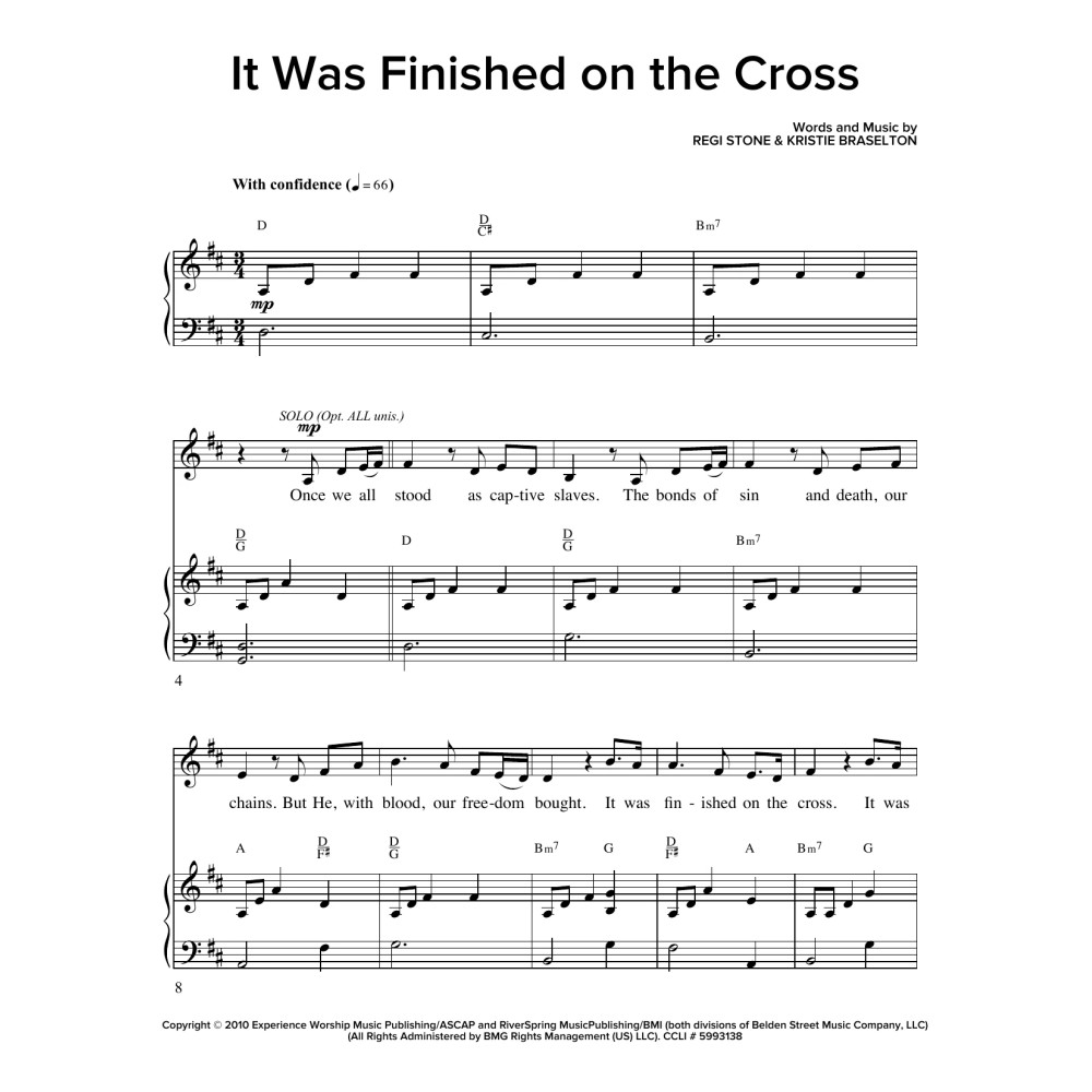It Was Finished On The Cross