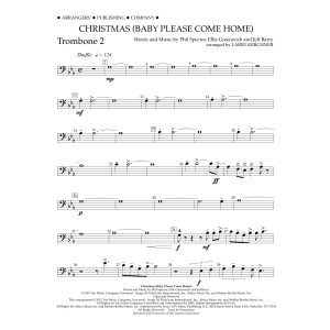 Christmas (Baby Please Come Home) - Trombone 2