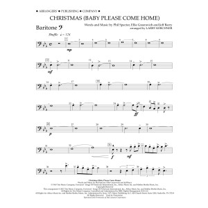 Christmas (Baby Please Come Home) - Baritone B.C.