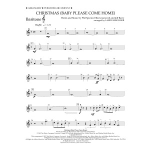 Christmas (Baby Please Come Home) - Baritone T.C.