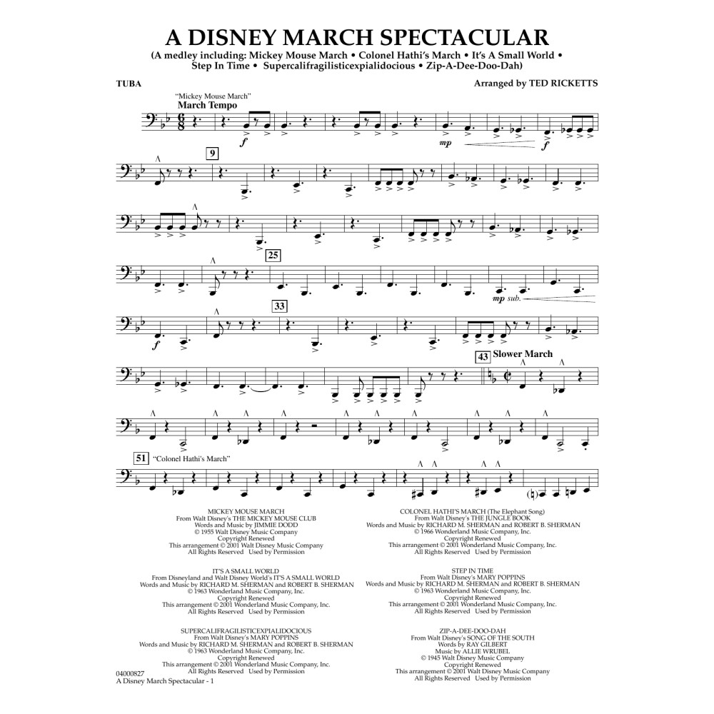 A Disney March Spectacular - Tuba