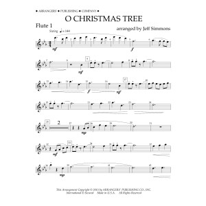 O Christmas Tree - Flute 1