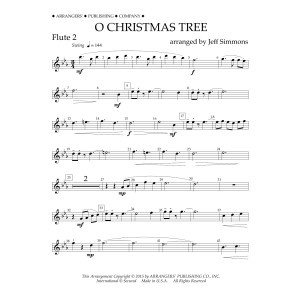O Christmas Tree - Flute 2