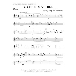 O Christmas Tree - Oboe