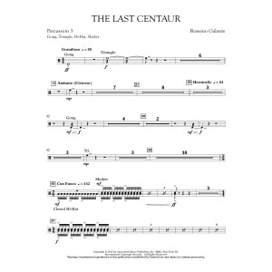The Last Centaur - Percussion 3