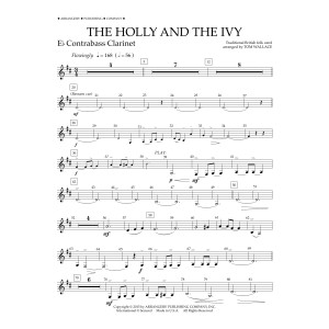 The Holly and the Ivy - Eb Contra Bass Clarinet