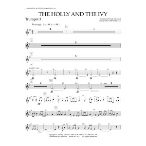 The Holly and the Ivy - Bb Trumpet 3