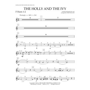 The Holly and the Ivy - F Horn 1-2
