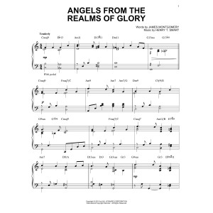 Angels From The Realms Of Glory [Jazz version] (arr. Brent Edstrom)