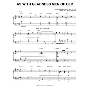As With Gladness Men Of Old [Jazz version]