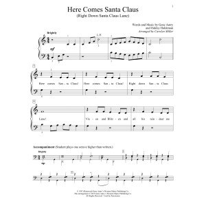 Here Comes Santa Claus (Right Down Santa Claus Lane)