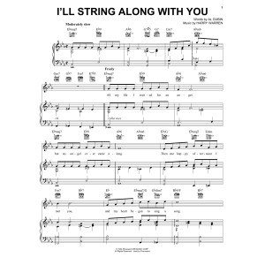 I'll String Along With You