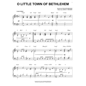 O Little Town Of Bethlehem [Jazz version] (arr. Brent Edstrom)