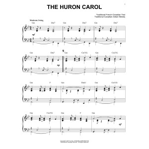 The Huron Carol [Jazz version] (arr. Brent Edstrom)