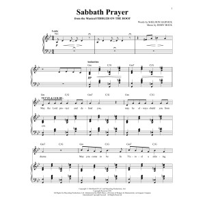 Sabbath Prayer