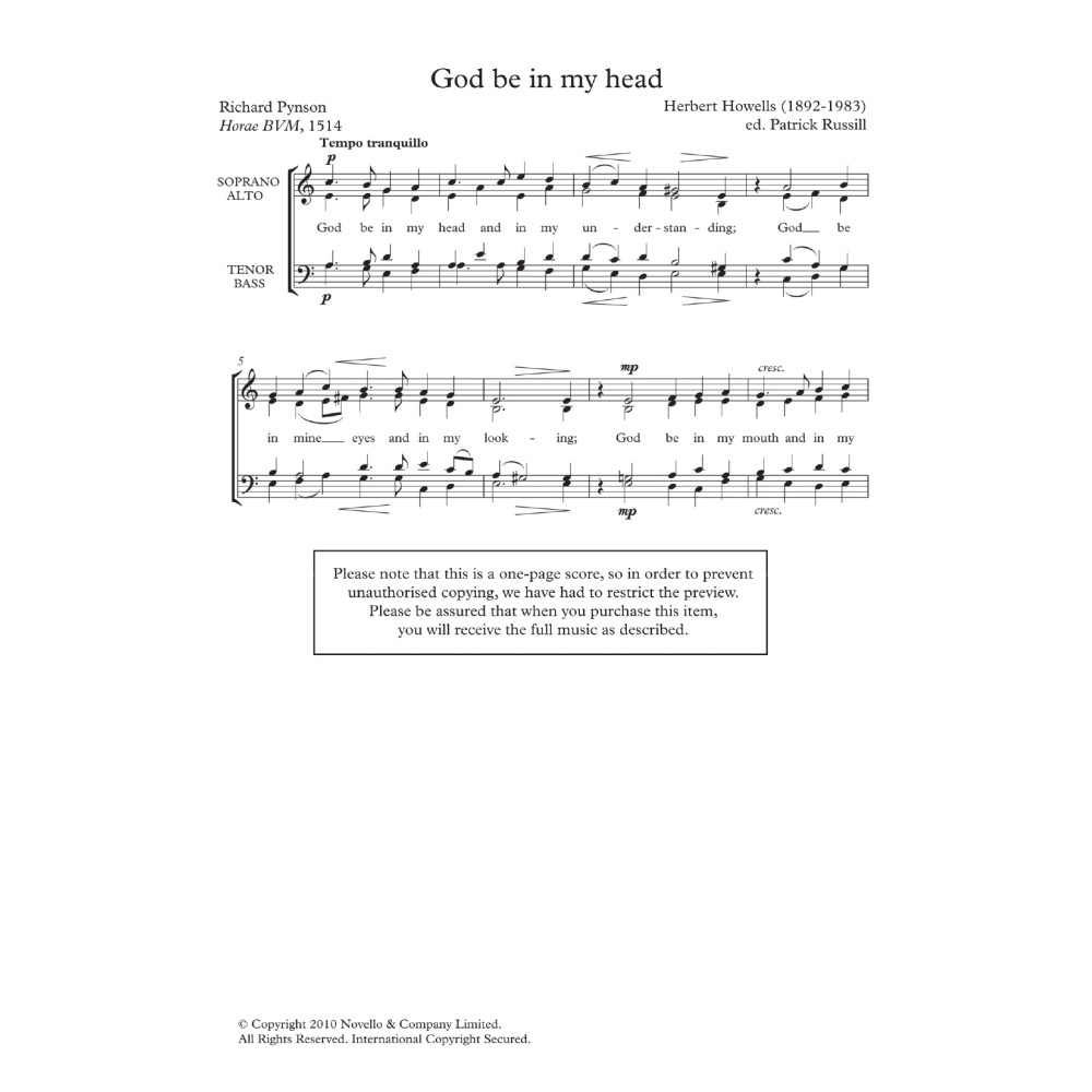 God Be In My Head