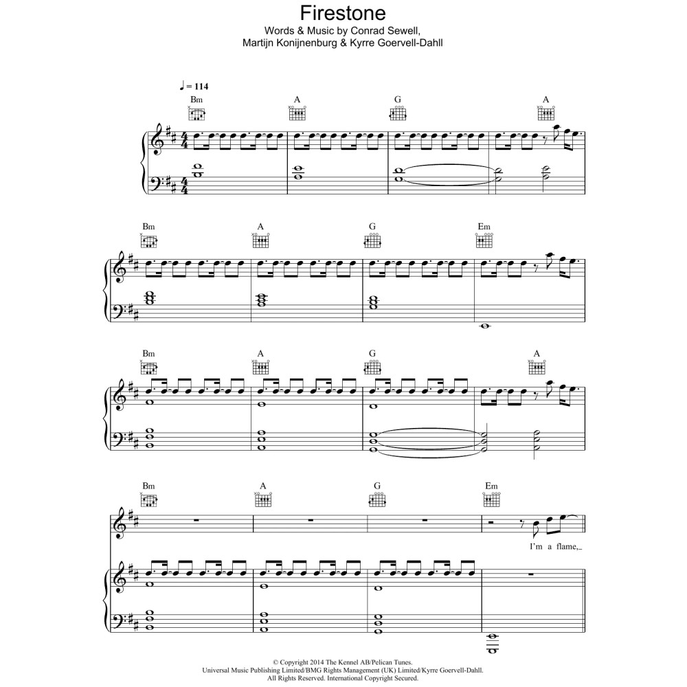 Firestone (featuring Conrad Sewell)