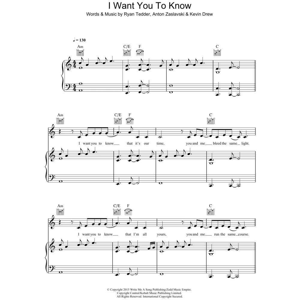 I Want You To Know (featuring Selena Gomez)