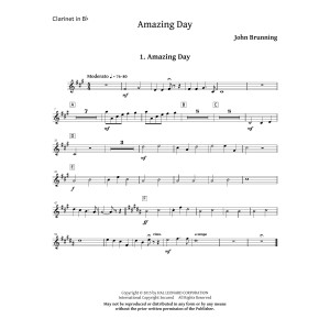 Amazing Day - Bb Clarinet