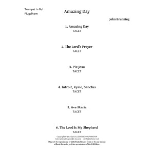 Amazing Day - Trumpet/Flugelhorn