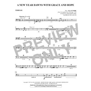 A New Year Dawns with Grace and Hope - Timpani
