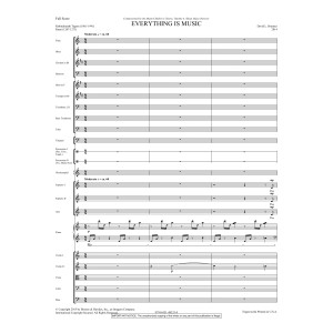 Everything Is Music - Score