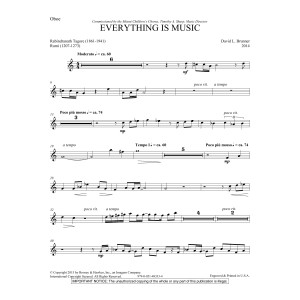 Everything Is Music - Oboe