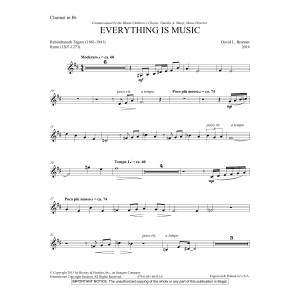 Everything Is Music - Clarinet