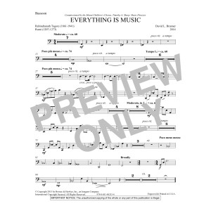 Everything Is Music - Bassoon