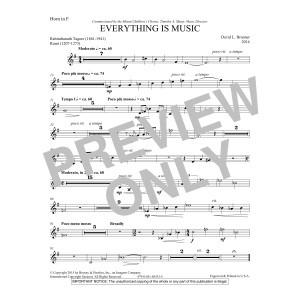 Everything Is Music - F Horn