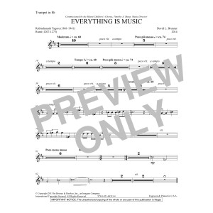 Everything Is Music - Bb Trumpet