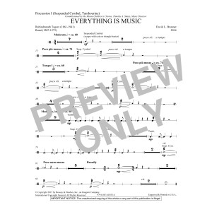 Everything Is Music - Percussion 1